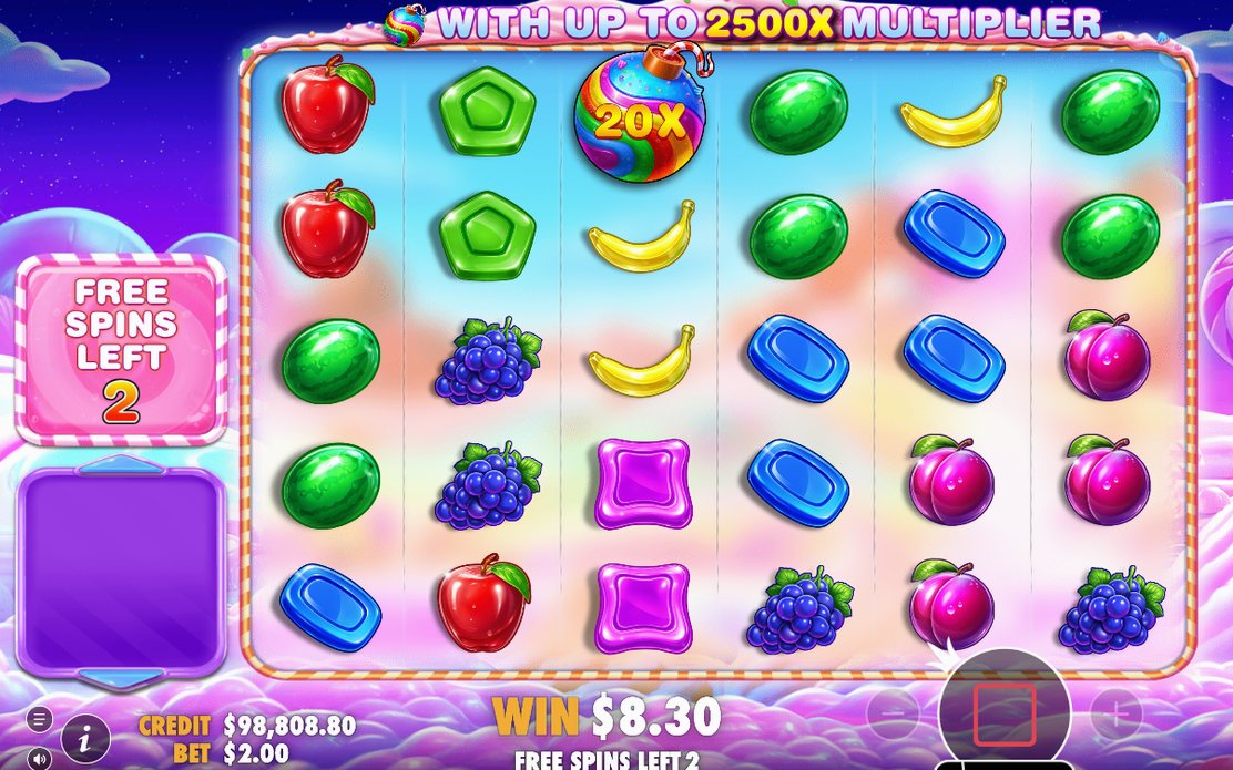 Scatter-symboler under en pågående Free Spins-runda